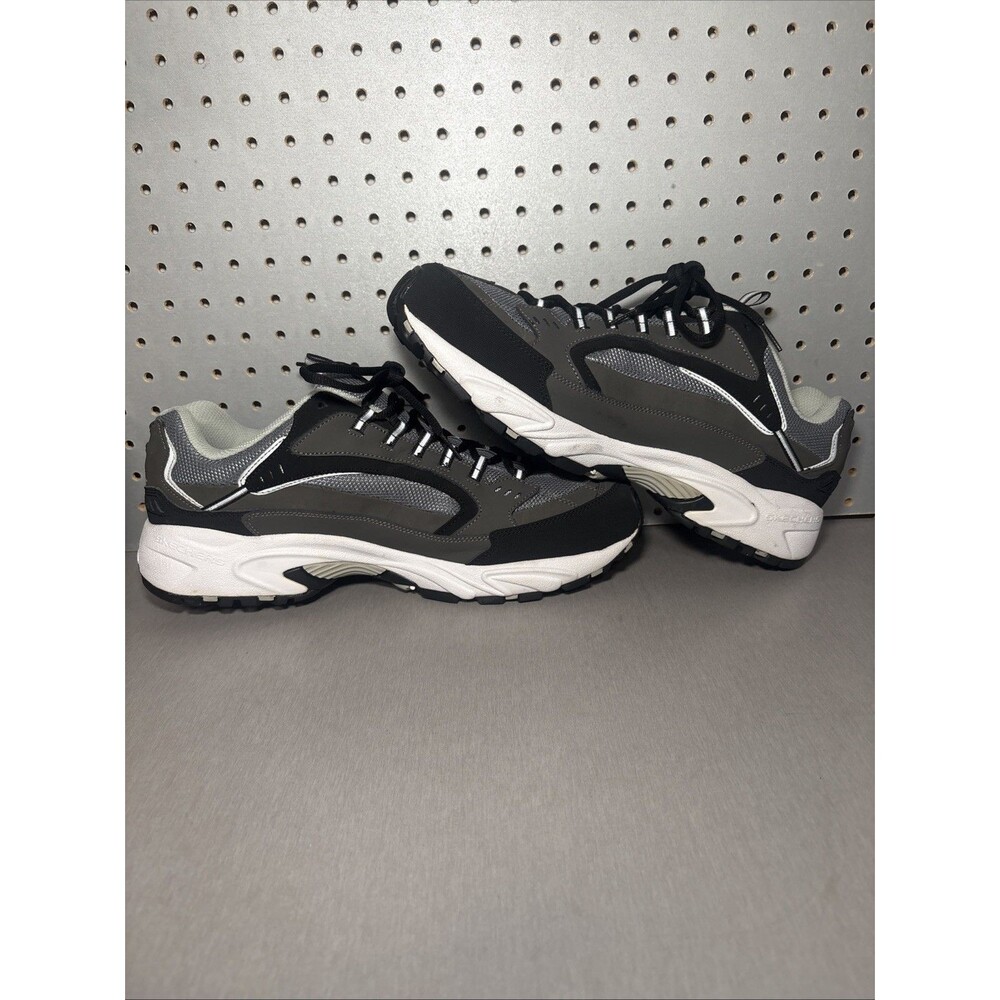 Skechers Stamina Cutback Shoes Mens Size 14 EW Extra Wide Gray Running Sneakers - Picture 13 of 14